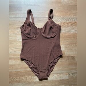 City Chic Corfu Underwire 1 Piece - cinnamon